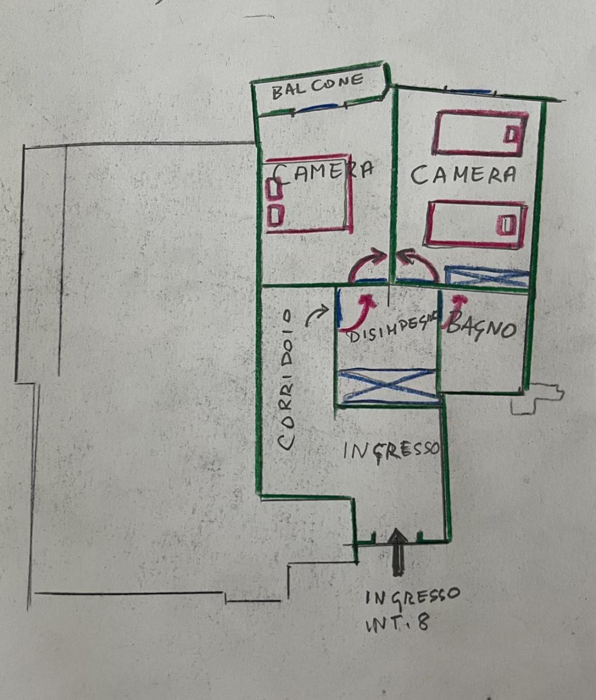 Quarto em Acomodações Particulares Casa Rizzo *